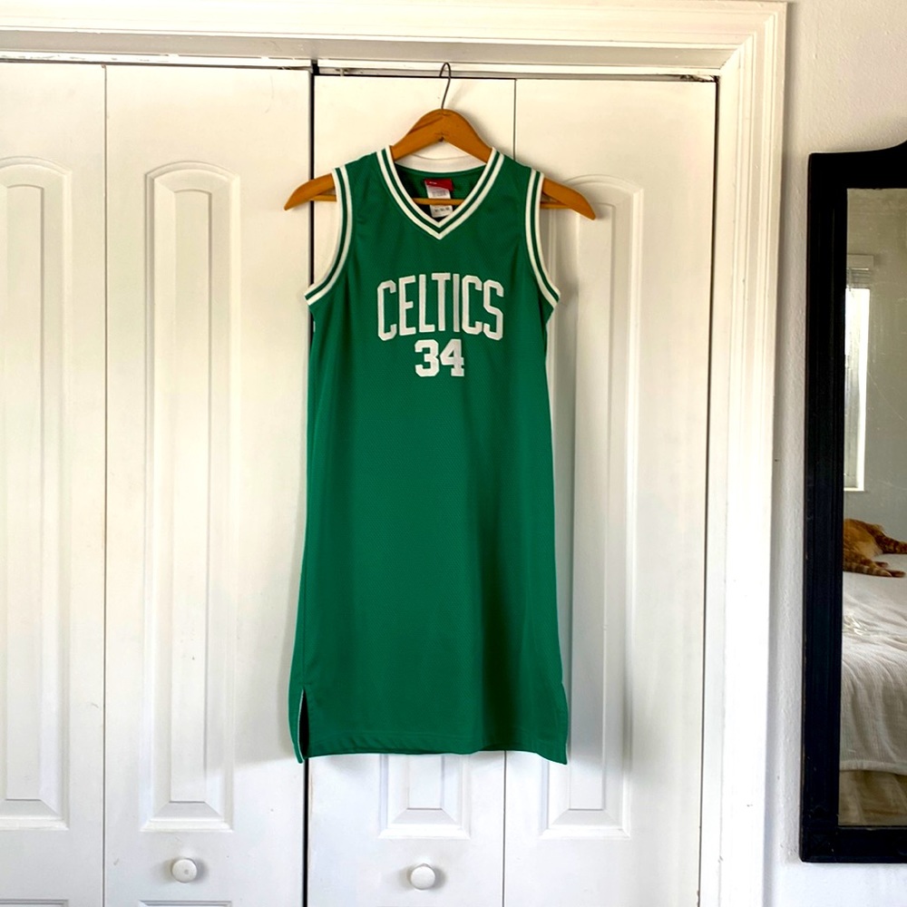 ☘️NBA Jersey Dress Boston Celtics Paul Pierce RARE Throwback M ☘️